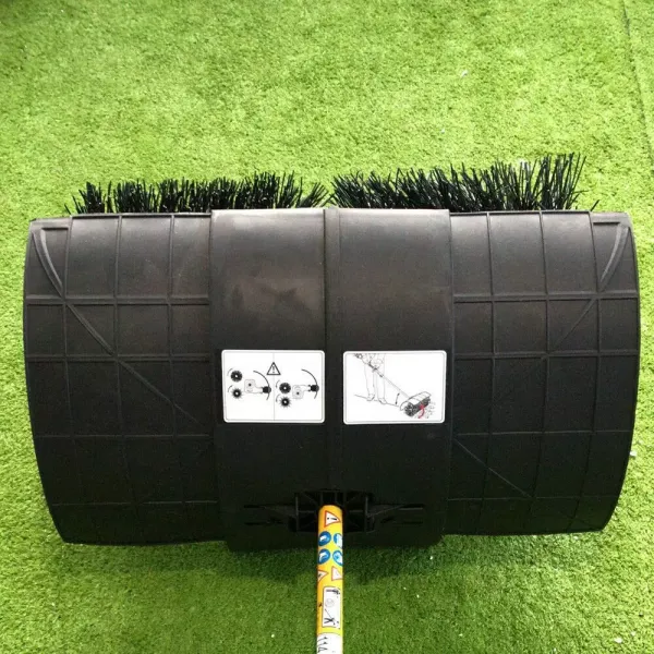 Gas Power Nylon Brush Broom 52CC 2 Stroke 2.3HP Handheld Engine Sweeper for Artificial Grass Construction Sites