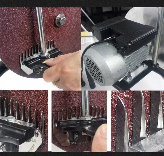 480W Electric Sheep Clipper Blade Sharpener Goat Shearing Scissors