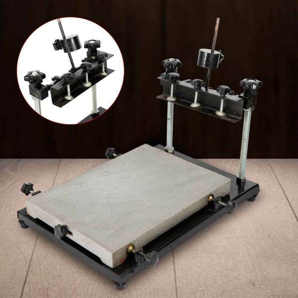 44 x 32cm Manual Stencil Printing Machine Stencil Printer Height 0-120mm Excellent Performance For Precision Printing Of Small Areas