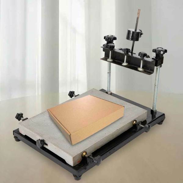 44 x 32cm Manual Stencil Printing Machine Stencil Printer Height 0-120mm Excellent Performance For Precision Printing Of Small Areas