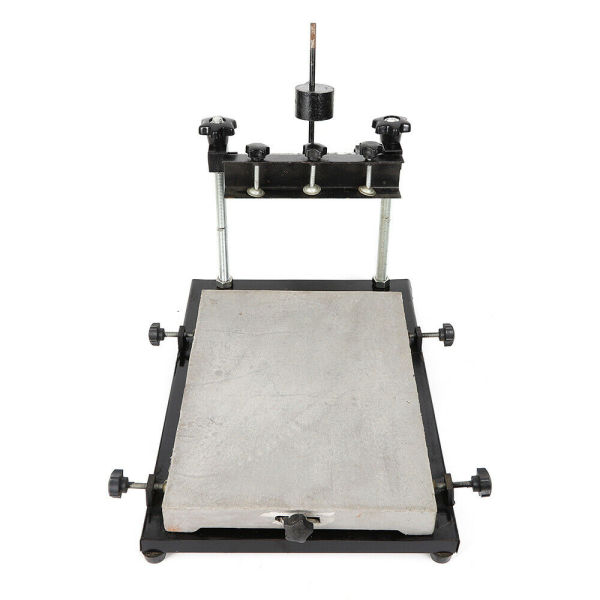 44 x 32cm Manual Stencil Printing Machine Stencil Printer Height 0-120mm Excellent Performance For Precision Printing Of Small Areas