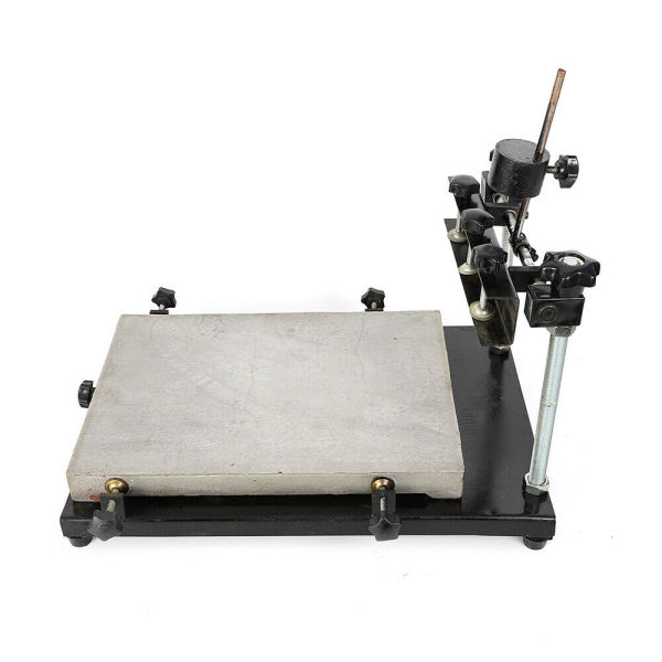 44 x 32cm Manual Stencil Printing Machine Stencil Printer Height 0-120mm Excellent Performance For Precision Printing Of Small Areas