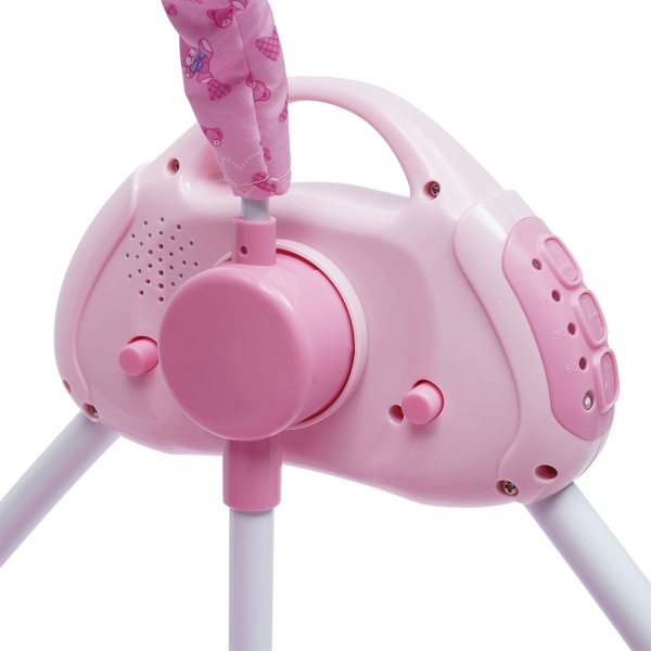 Bluetooth Music Electric Baby Crib Cradle Infant Auto-Swing Bed Rocker Cot W/Mat