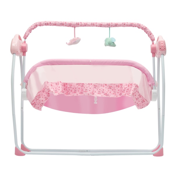 Bluetooth Music Electric Baby Crib Cradle Infant Auto-Swing Bed Rocker Cot W/Mat
