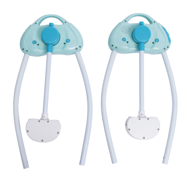 0-25Kg Big Space Electric Baby Crib Cradle Infant Rocker Auto Smart Baby Cradle Newborns Carrier Infant Bed Folding Toddler Cradle (Blue)