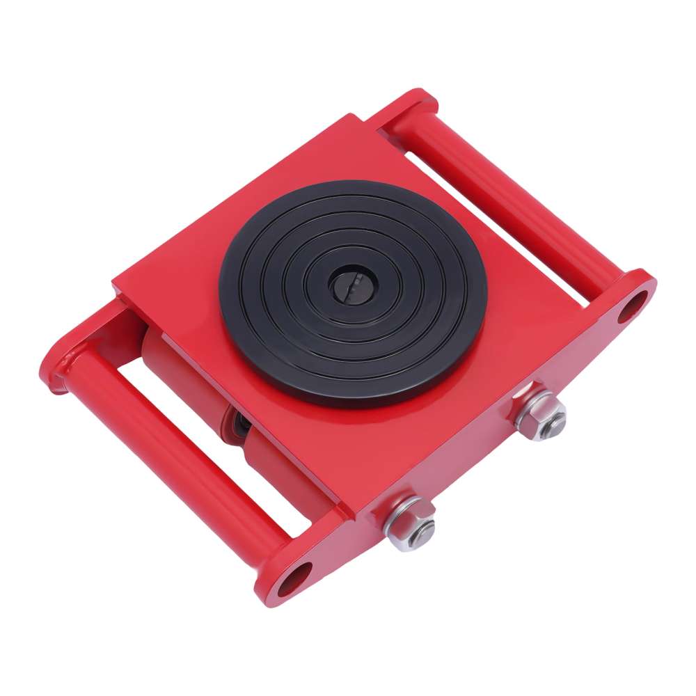 6T/13200lbs Machinery Moving Skate w/ 360° Rotation Cap and 4 Rollers ...