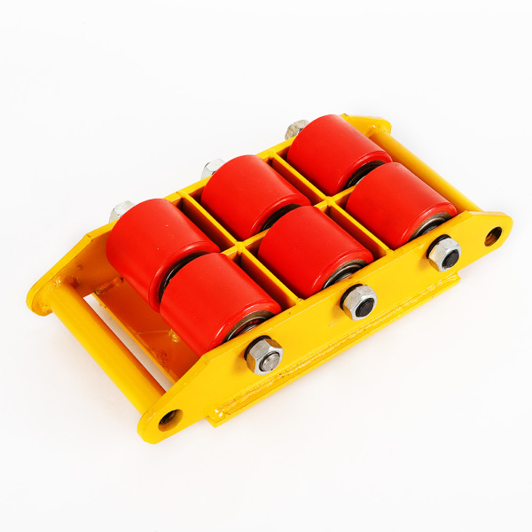 Machinery Mover, Lightakai 8T Transport Truck with 360 Degree Rotating Lid for Industrial and Commercial Applications, Yellow