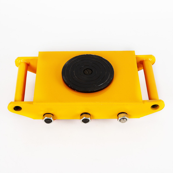 Machinery Mover, Lightakai 8T Transport Truck with 360 Degree Rotating Lid for Industrial and Commercial Applications, Yellow