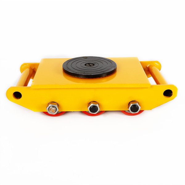 Machinery Mover, Lightakai 8T Transport Truck with 360 Degree Rotating Lid for Industrial and Commercial Applications, Yellow