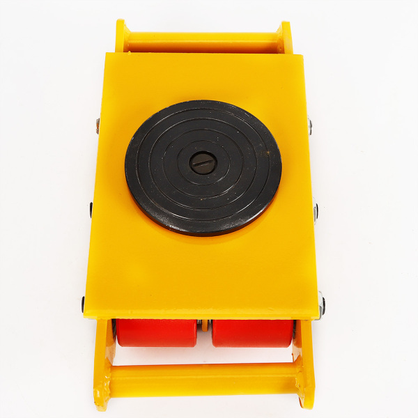 Machinery Mover, Lightakai 8T Transport Truck with 360 Degree Rotating Lid for Industrial and Commercial Applications, Yellow Machinery Mover, Lightakai 8T Transport Truck with 360 Degree Rotating Lid for Industrial and Commercial Applications, Yellow