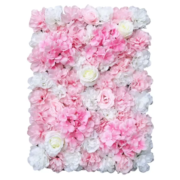 6 Pcs Artificial Flower Wall Artificial Flower Decorative Rose Flower Wall Artificial Flower Panel DIY Flower Wall