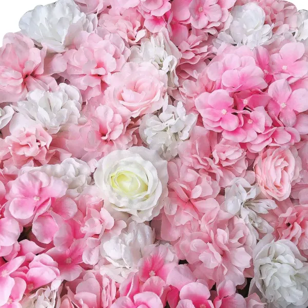 6 Pcs Artificial Flower Wall Artificial Flower Decorative Rose Flower Wall Artificial Flower Panel DIY Flower Wall