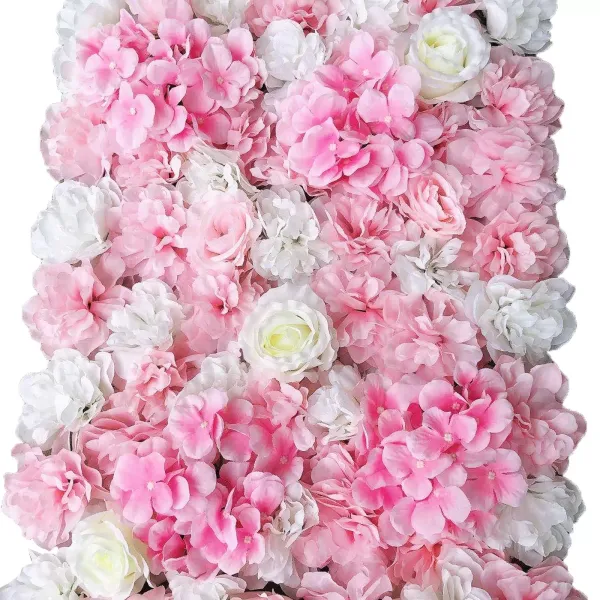 6 Pcs Artificial Flower Wall Artificial Flower Decorative Rose Flower Wall Artificial Flower Panel DIY Flower Wall
