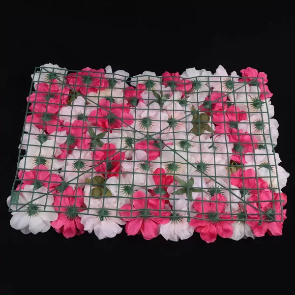 4 Packs Flower Wall Panel Grid Floral Wall Wedding Venue Backdrop Decor 4 Packs Flower Wall Panel Grid Floral Wall Wedding Venue Backdrop Decor
