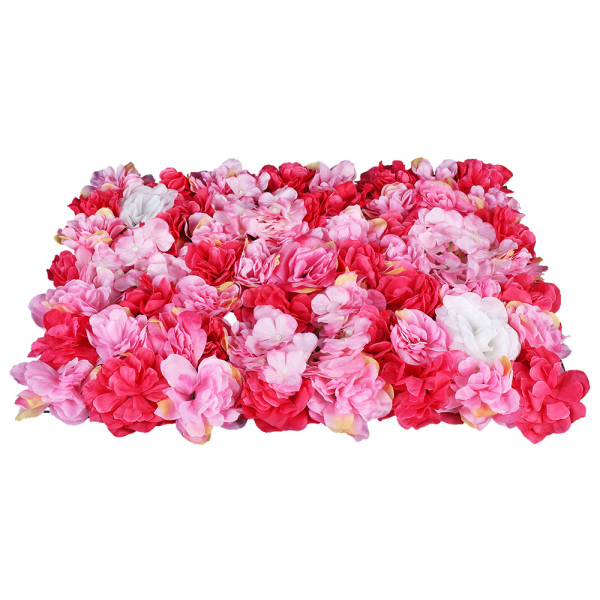 12PCS 60x40cm Flower Panels Wall Decorative Artificial Flowers Romantic Floral Backdrop Home Decor Wedding Party Photo Background