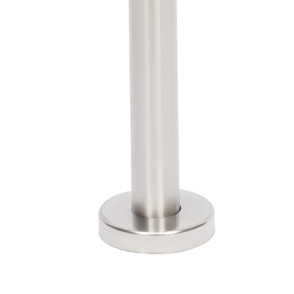 Stainless Railing Steel Balustrade Posts Balustrade Railing Post Handrail for Staircase Floor Swimming Pool Guardrail Column (Mid Post 90cm)