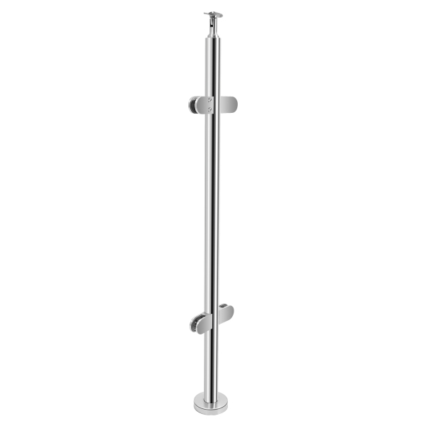 Stainless Steel Balustrade Posts 1100mm Grade 316 Baluster Posts with End Caps(Mid Post)