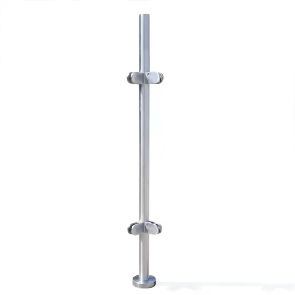 Balustrades and Handrails Garden Stairs Post Glass Landing Staircase Various Options (Corner Post)