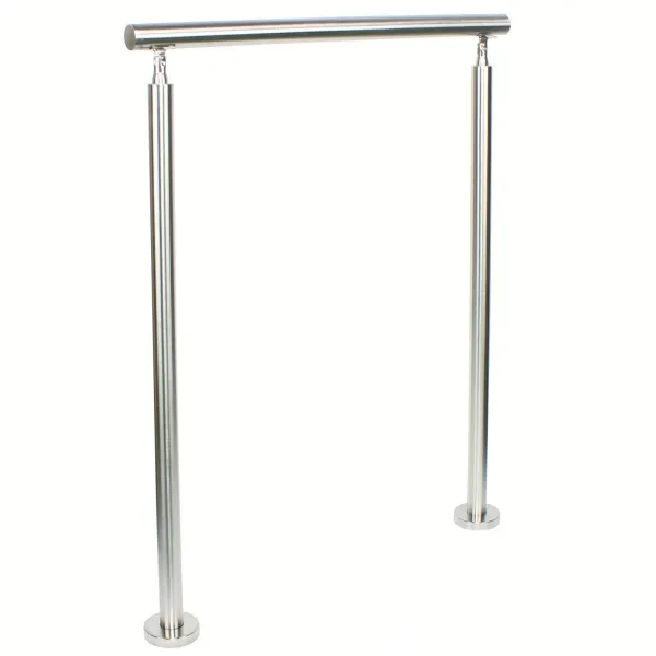 80cm Garden Steps Safety Rail Mobility Grab Rail Cross Bar Stainless Outdoor Handrail Stair Railing Banister