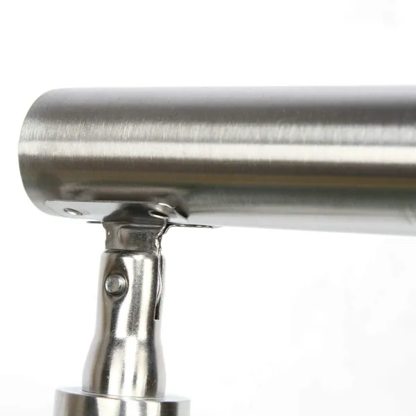 100CM Stainless Steel Handrail Smooth Surface Handrail Set Handrail Floor Mount Garden Handrail