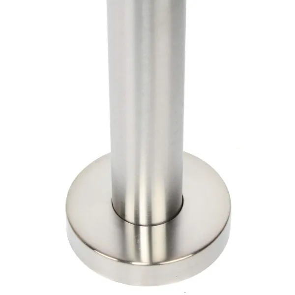 100CM Stainless Steel Handrail Smooth Surface Handrail Set Handrail Floor Mount Garden Handrail