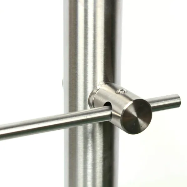 (100cm 3cross bar) Outdoor Safety Grab Rail Mobility Aid Garden Step Railing Stainless Steel Balustrade Posts Balustrade
