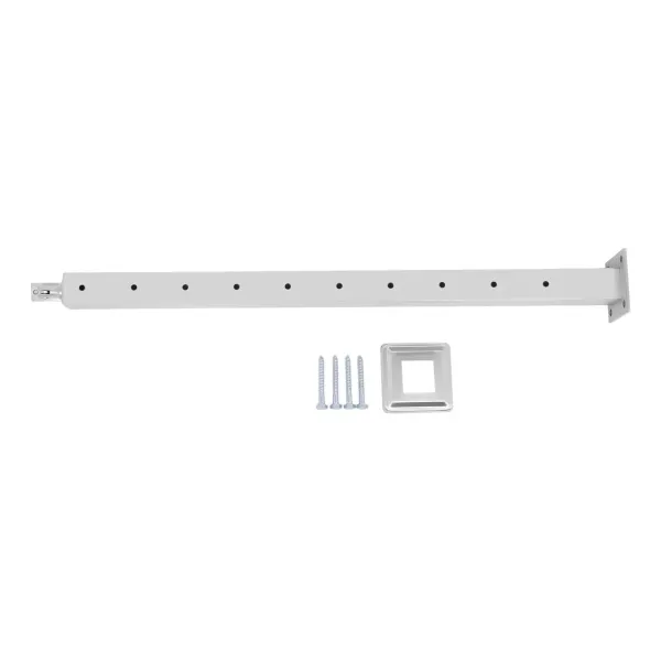 36'' Silver Cable Railing Post Stainless Steel Handrail Stair Rail Post-0-180°