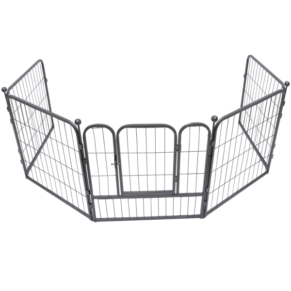 Dog Playpen Outdoor,  Panels Dog Pen 23.6" Height Dog Fence Exercise Pen with Doors