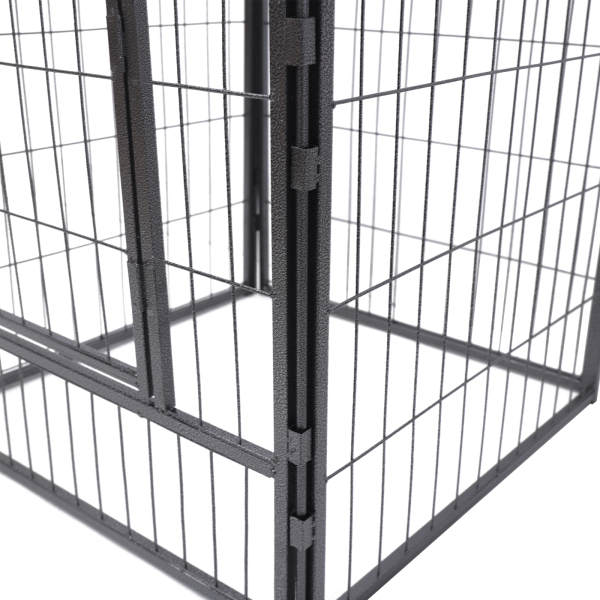 Dog Playpen Outdoor,  Panels Dog Pen 23.6" Height Dog Fence Exercise Pen with Doors