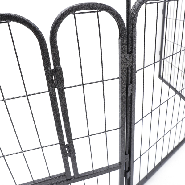 Dog Playpen Outdoor,  Panels Dog Pen 23.6" Height Dog Fence Exercise Pen with Doors