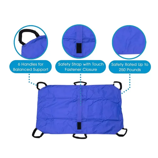 Professional Pet Transport Stretcher Anti Bite Pet Stretcher Animal Carrier Folding Animal Carrier Bed Accessory Safety Load 110kg(242LBS)