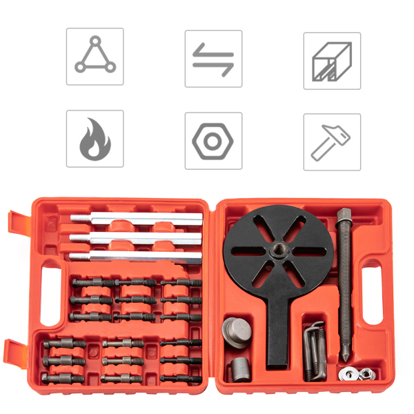 CNCEST 21 in 1 Bearing Disassembly Puller Inner Hole Puller Removal Tool Puller Set