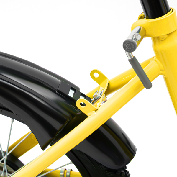 16 Inch Boy’s Girl’s Kids Bicycle Height Adjustable Child Bike with Stabilisers Yellow