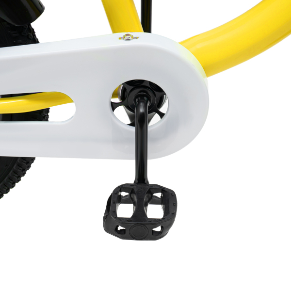 16 Inch Boy’s Girl’s Kids Bicycle Height Adjustable Child Bike with Stabilisers Yellow