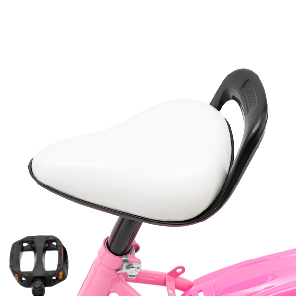 16" Kids Bike Bicycle Bikes 4-7 Years Old Boys/Girls Steel Frame Xmas Gift Pink