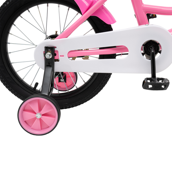 16" Kids Bike Bicycle Bikes 4-7 Years Old Boys/Girls Steel Frame Xmas Gift Pink