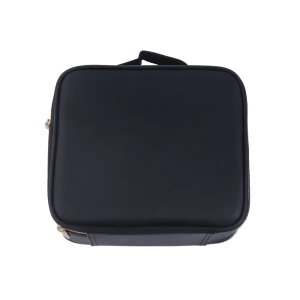 Travel Make-Up Storage Bag Make Up Artist Tool Box Cosmetic Brush Case Toiletry Organizer w/ Mirror Makeup Bag