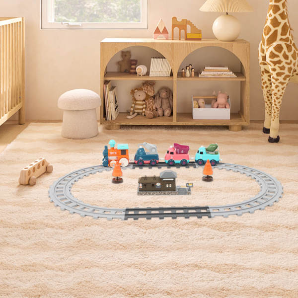 Track Train Set, Train Track Toy Set, Track Train Set Children's Educational Toys for  4-6 Years Old
