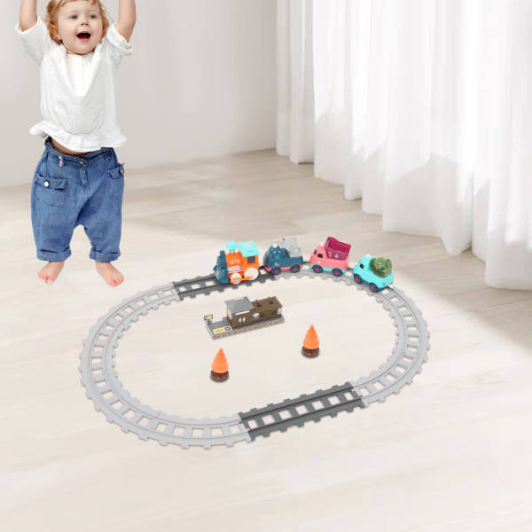 Track Train Set, Train Track Toy Set, Track Train Set Children's Educational Toys for  4-6 Years Old