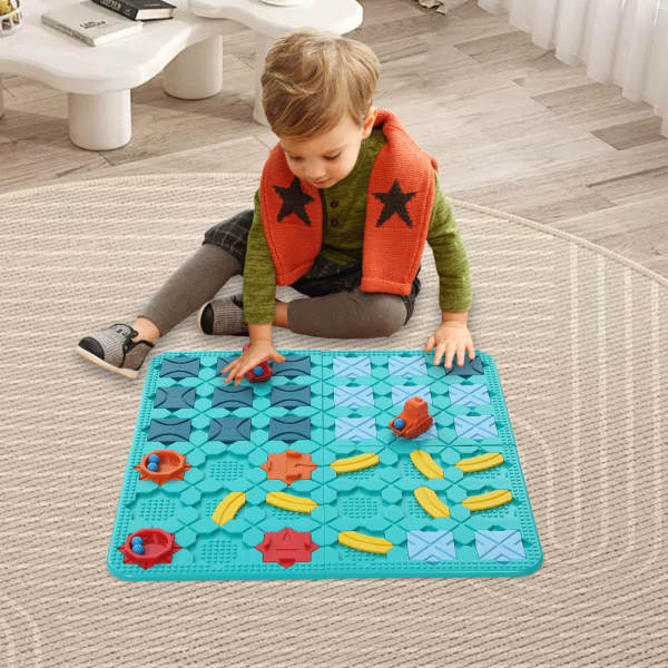 Road Builder Game Toy, Road Building Puzzle Toy, Educational Toy for Kids Boys Girls