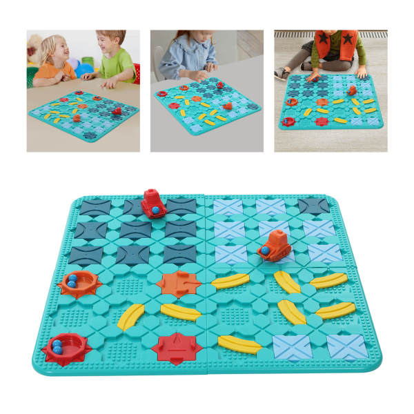 Road Builder Game Toy, Road Building Puzzle Toy, Educational Toy for Kids Boys Girls
