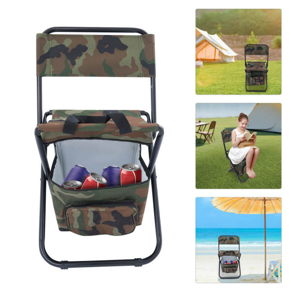 Fishing Chair with Insulated Bag, Folding Chair, Foldable Camping Chairs