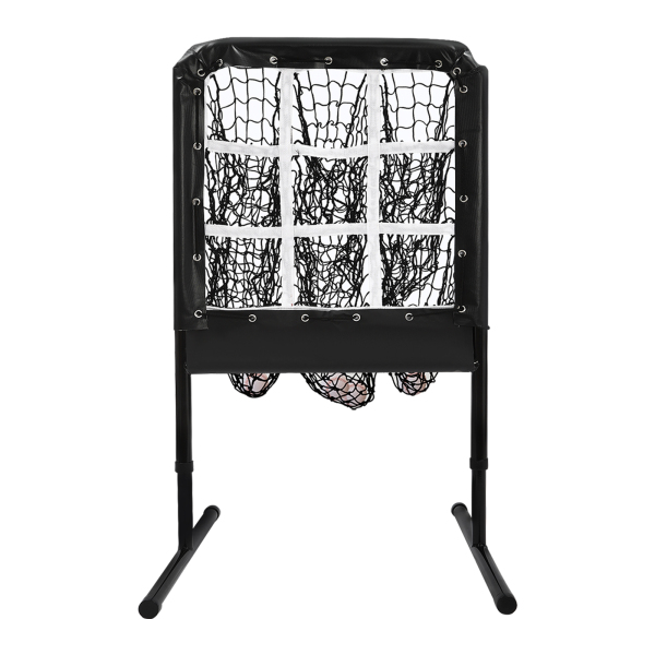 9 Hole Baseball Net, Softball Baseball Pitching Hitting Target Net Height Adjustable Training Equipment