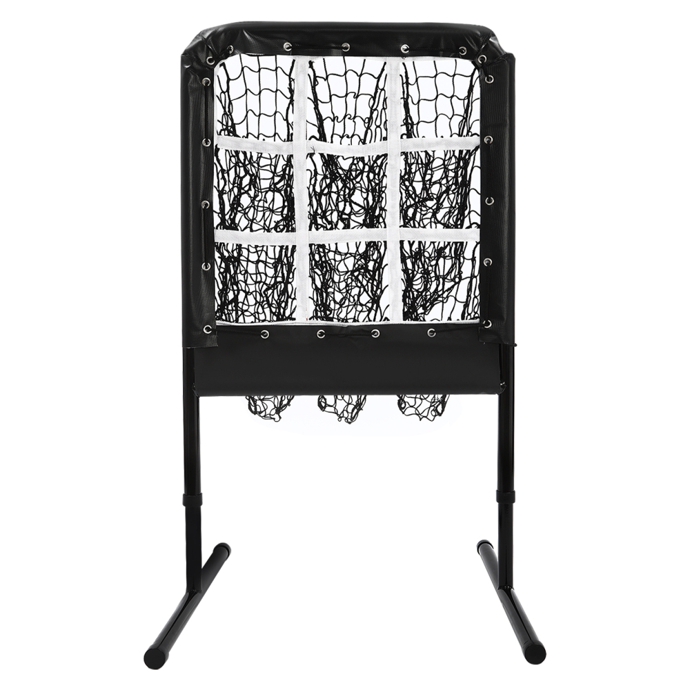 9 Hole Baseball Net, Softball Baseball Pitching Hitting Target Net Height Adjustable Training Equipment