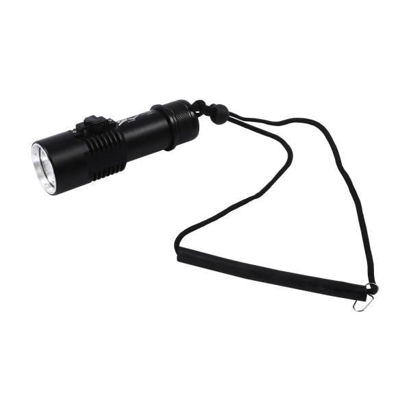 Yellow + White Dive Light, Compact Bright Diving Torch, Submersible Flashlight