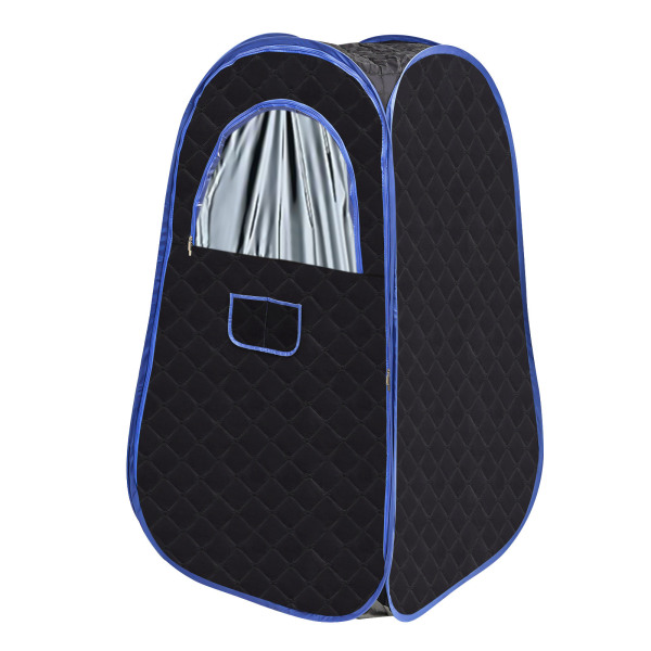 Portable Sauna Tent, 2L Folding Full Body Sauna Spa Therapy Equipment with Steamer, Chair & Remote Control