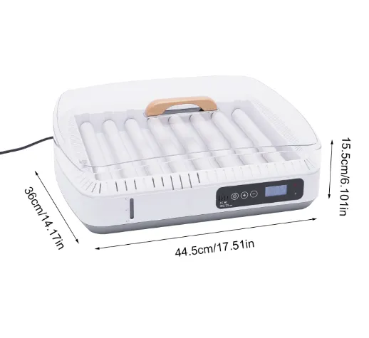 35 Eggs Incubator Temperature Control Chicken Duck Egg Automatic Turning Hatcher