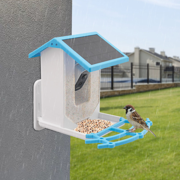 Smart Bird Feeder with Camera, 2.5K High Resolution AI Camera for Beautiful Close-up Shots and Unique Bird Watching Experience