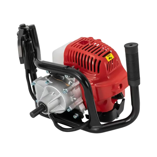 52CC Petrol Powered Post Hole Digger 1.8KW 2-Stroke Earth Auger Fence Post Hole Borer Digging Auger Bit Kit (Without Drill Bit)