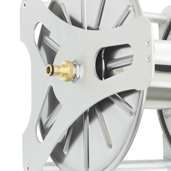 CNCEST Garden Hose Holder Kit, Garden Hose Reel, Water Hose Storage Rack